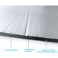 thumbnail image 3 of Car Heat Sound Deadening Insulation Mat 394mil 10.8 Sqft PE Foam Deadener Barrier Auto Hood Engine Roof Door Trunk, 3 of 7
