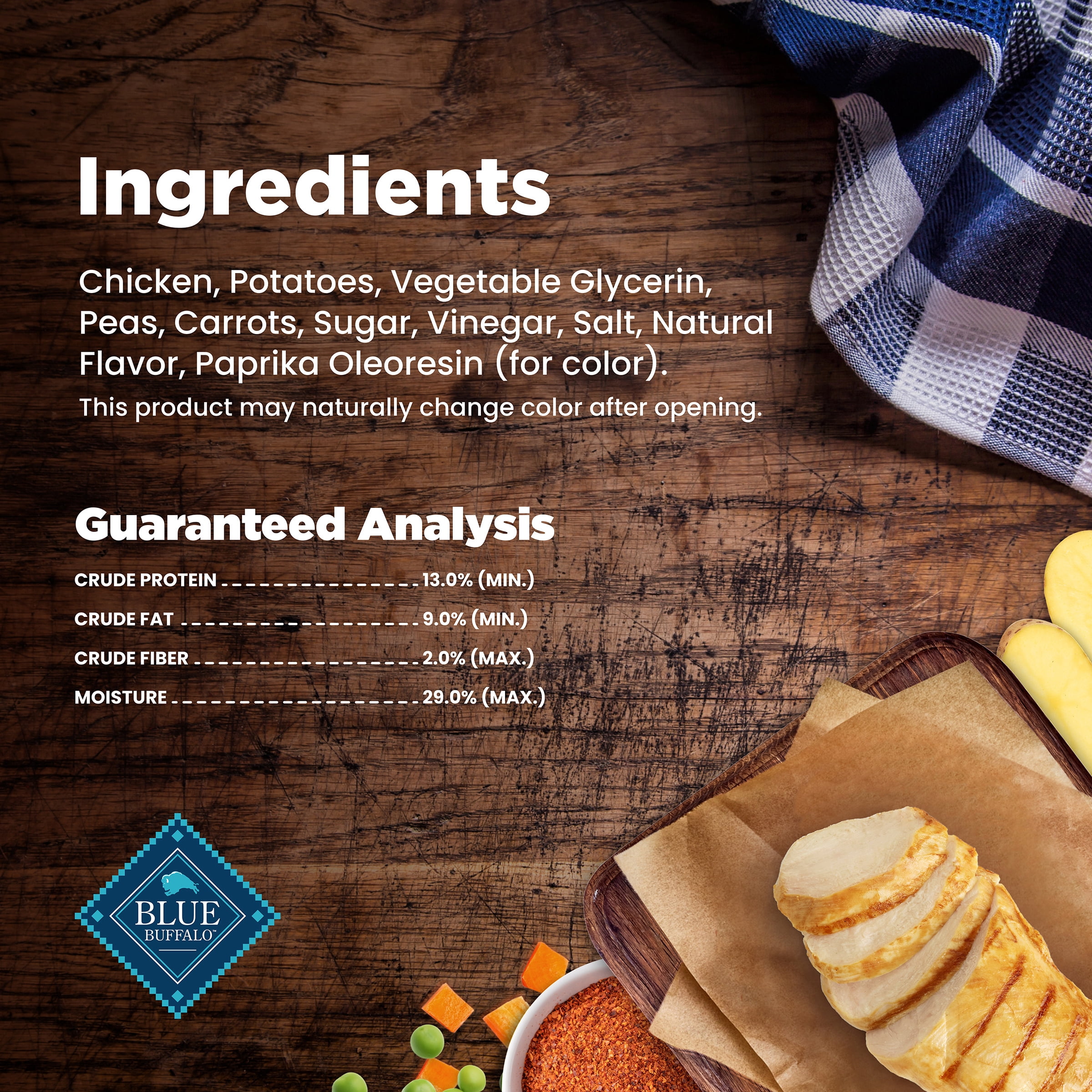 Blue Buffalo Nudges, Natural Dog Treats, Chicken Pot Pie Recipe, 44oz Bag