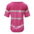thumbnail image 4 of Pompotops Mode Femme Décontracté Ample Imprimé Col en V T-Shirt Blouse, 4 of 5