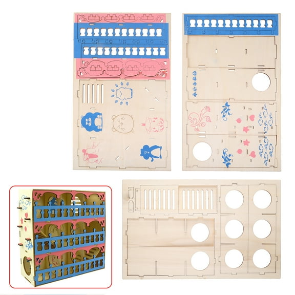 Hamster Maze Wooden Tube Rat Mouse Mice Hamsters Climbing Activity Puzzle Toy