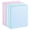 4pcs, variant on Back to School 1 Inch Round 3 Ring Binder, Holds 200 Sheets Letter Size 8.5x11 Paper, Inner Storage Pockets, Sturdy Cute Binder Supplies for Girls Student Office
