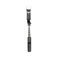 thumbnail image 1 of Selfie Stick Tripod Sturdy Aluminium Alloy Phone Tripod Stand Portable Lightweight Handheld Phone Tripod Stand With Fill Light Compatible For Android IOS Devices Q10S aluminum alloy black, 1 of 5
