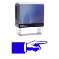 thumbnail image 1 of POINTING FINGER Self Inking Rubber Stamp Custom Colop Office Stationary P20 Mini Stamper, 1 of 1