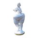 thumbnail image 2 of Sala de yoga Figura de mujer Escultura de figura de dama Tome un martillo para tallarse a sí misma blanco, 2 of 9