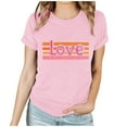 thumbnail image 2 of Vetsdori Summer Tops for Women Plus Size Casual Blouses Graphic Short Sleeve,Crew Neck Cute Fashion Juniors Shirts Valentine, 2 of 7