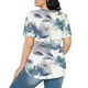 thumbnail image 4 of Fiudx Tops para Mujer Top Estampado con Cuello Redondo y Manga Corta Informal para Mujer a La Moda, 4 of 6