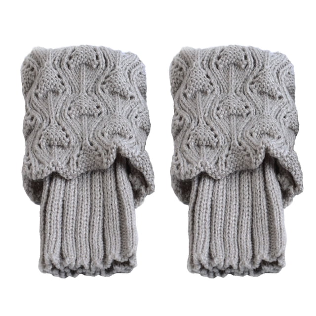 Leg Warmers for Women for Winter 80s Ribbed Knit Leg Warmer Winter Warm Long Boot Socks