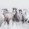 thumbnail image 5 of 40" x 30" Horse Framed Wall Art with Brown Frame, by DecMode, 5 of 8
