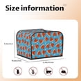 thumbnail image 5 of Haiem Cartoon Watermelon Print Toaster Covers 4 Slice Wide Slot,Bread Dust Cover & Fingerprint Protection,Bread Machine Cover,Appliance Covers, 5 of 7