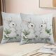 thumbnail image 5 of CaiYueKe Easter Spring Decorative Pillow Cover Floral Bunny Rabbit Home Decor Throw Cushion Case Seasonal Holiday Living Room Bedroom Sofa Accent Pillow, 5 of 7