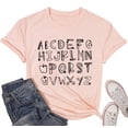 thumbnail image 4 of LAZYCHILD Teacher Shirt Women Teaching Tshirt Alphabet Graphic Tee Tops Kindergarten Teachers Gift T-Shirt, 4 of 6