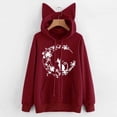 thumbnail image 2 of Rbaofujie Chandails pour Filles Mode Décontractée Manches Longues Imprimées Sweat à Capuche pour Femmes Tendance, 2 of 4