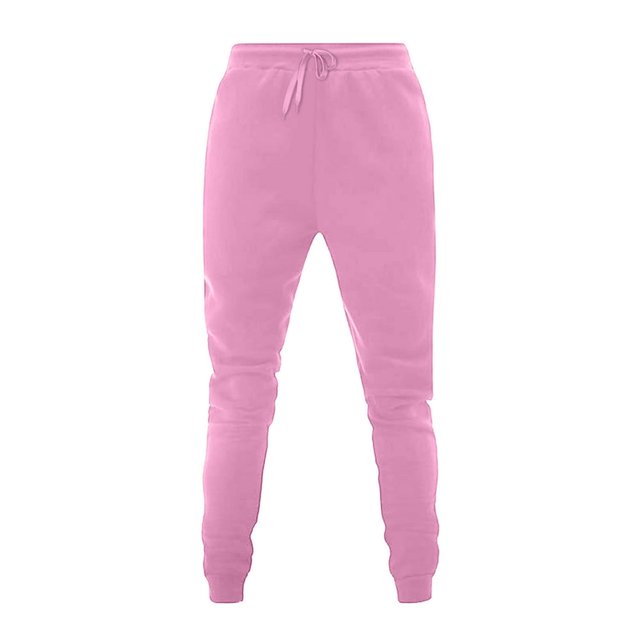 JUNWELL Women High Waisted Sweatpants Winter Fleece Drawstring Elastic Waist Athletic Joggers Pant Solid Color Loose Workout Cinched Bottom Trousers