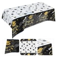 thumbnail image 1 of KAKOWELY Graduation Decorations Grad Tablecloth Black Decorative Tablecloth for Dinner Decoration 1Set, 1 of 7