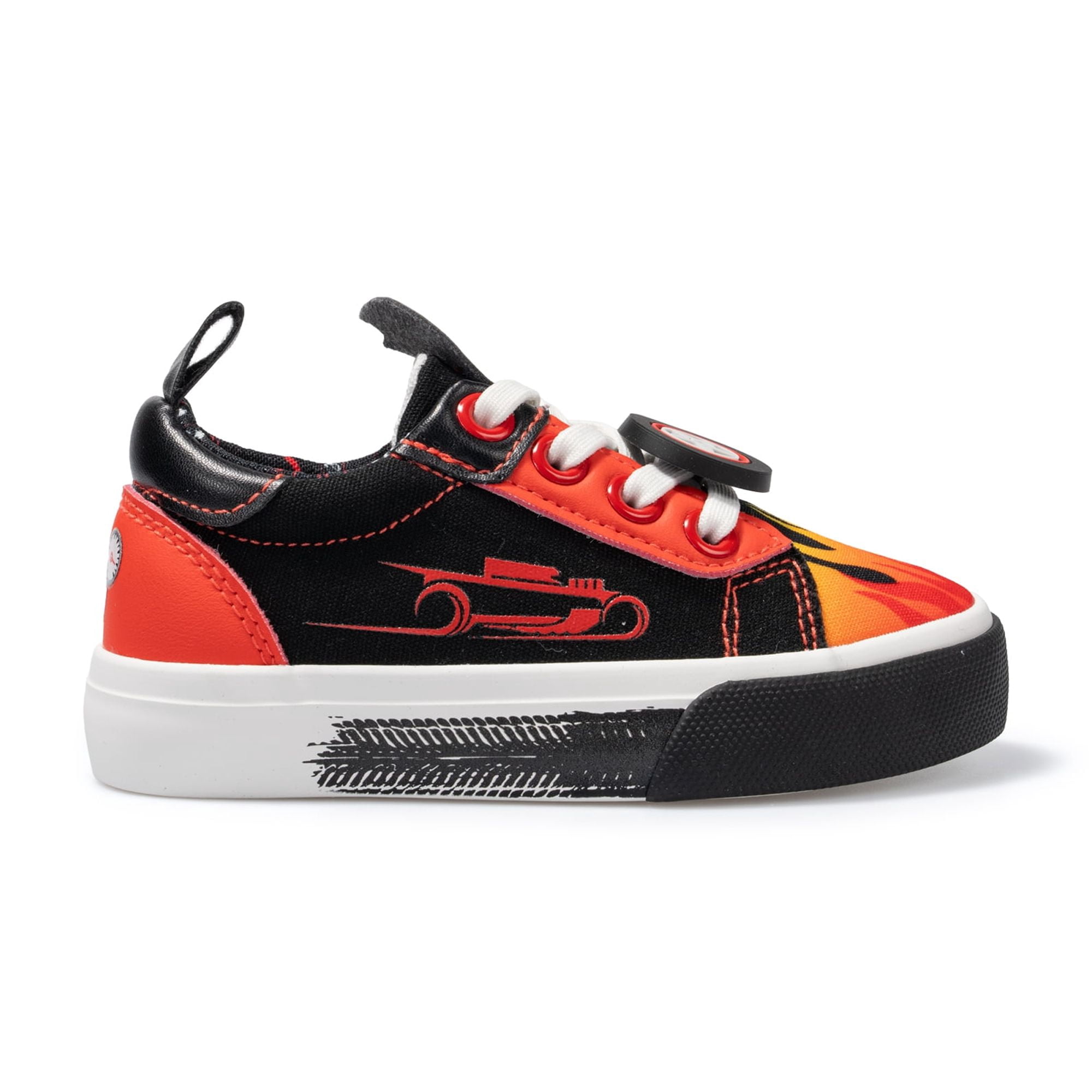 Hot Wheels Toddler Boy Flame Car Court Sneaker
