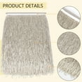 thumbnail image 6 of 1 Yard Beaded Fringe Trim Acrylic Tassel Fringe Trim 12 Inch White Tube Bead Ribbon Tassel Fringe Trim for Crafts DIY Dress Clothes Decoration, 6 of 6