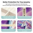 thumbnail image 3 of Unicorn Travel Portable Square Jewelry Box Earring Necklace Bracelet Organizer Storage Display Case Holder Stand Decorative Box Organize, 3 of 6
