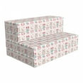 thumbnail image 1 of Owls Foldable Mattress, Birds Stars Moon Pastel, 74.8" x 39.4", Almond Green Pink Tan, by Ambesonne, 1 of 6