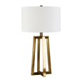 thumbnail image 1 of Henn&Hart 14" Brass Metal/Fabric Table Lamp, 1 of 9
