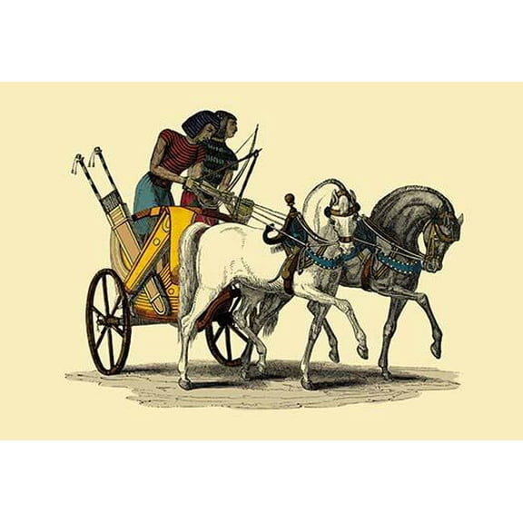 An Egyptian Chariot- Fine Art Canvas Print (20" x 30")