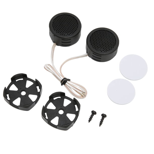 Interior 2 Uds Tweeters De Coche 97dB 500W Domo Interior Altavoz De Audio Estéreo Con Base Para De Sonido