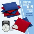 thumbnail image 5 of Franklin Sports Cornhole Set — Includes 2 36-Inch x 24-Inch Targets, 8 Regulation Bean Bags, and Carry Bag, 5 of 9