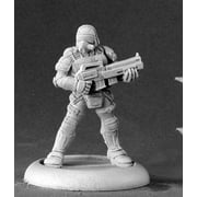 reaper miniatures nova corp soldier #50103 chronoscope unpainted rpg d&d figure