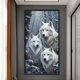 thumbnail image 3 of Hilo Algodón Ecológico Bordado 11CT 3 Hebras 40x70cm Tres Lobos en La Nieve Kit Serie Punto Cruz, 3 of 9