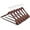 Walnut, variant on HOUSE DAY Wide Shoulder Wooden Hangers, Wood Suit Hangers with Non Slip Pant Holder,Natural