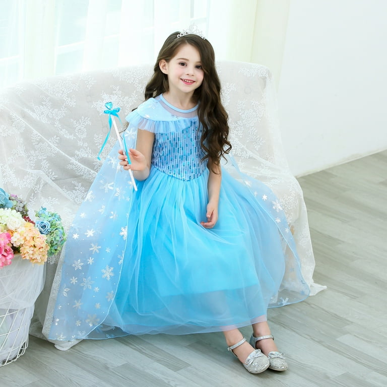 Elsa dress, Elsa costume, Frozen party, princess dress, Frozen birthday  party dress, handmade dress -  France