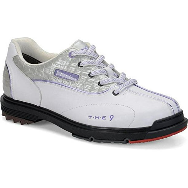 dexter womens sst the 9 bowling shoes white/silver lilac