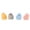 B005- E, variant on Glow in Dark Deer Shaped Squeeze Pack, Relaxation Squeeze Toys, Relaxation Toys, Sensory Toys for Student, 12Pc 4X3 Inch Flashing Foam Squeeze Balls for Tactile