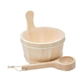 thumbnail image 4 of Cubo de madera para sauna con cucharón y asa. Kit de inicio para sauna. Regalos. Cubo de agua. Juego de accesorios para baño de , baño y spa., 4 of 8