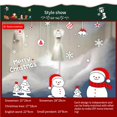 thumbnail image 5 of Bewildely Adhesivo de pared Navidad ventana pegatina ornamento pared arte extraíble hogar vinilo ventana pared pegatinas calcomanía decoración baño Kits de decoración para fiestas No.1 Bewildely HA024225-01, 5 of 5