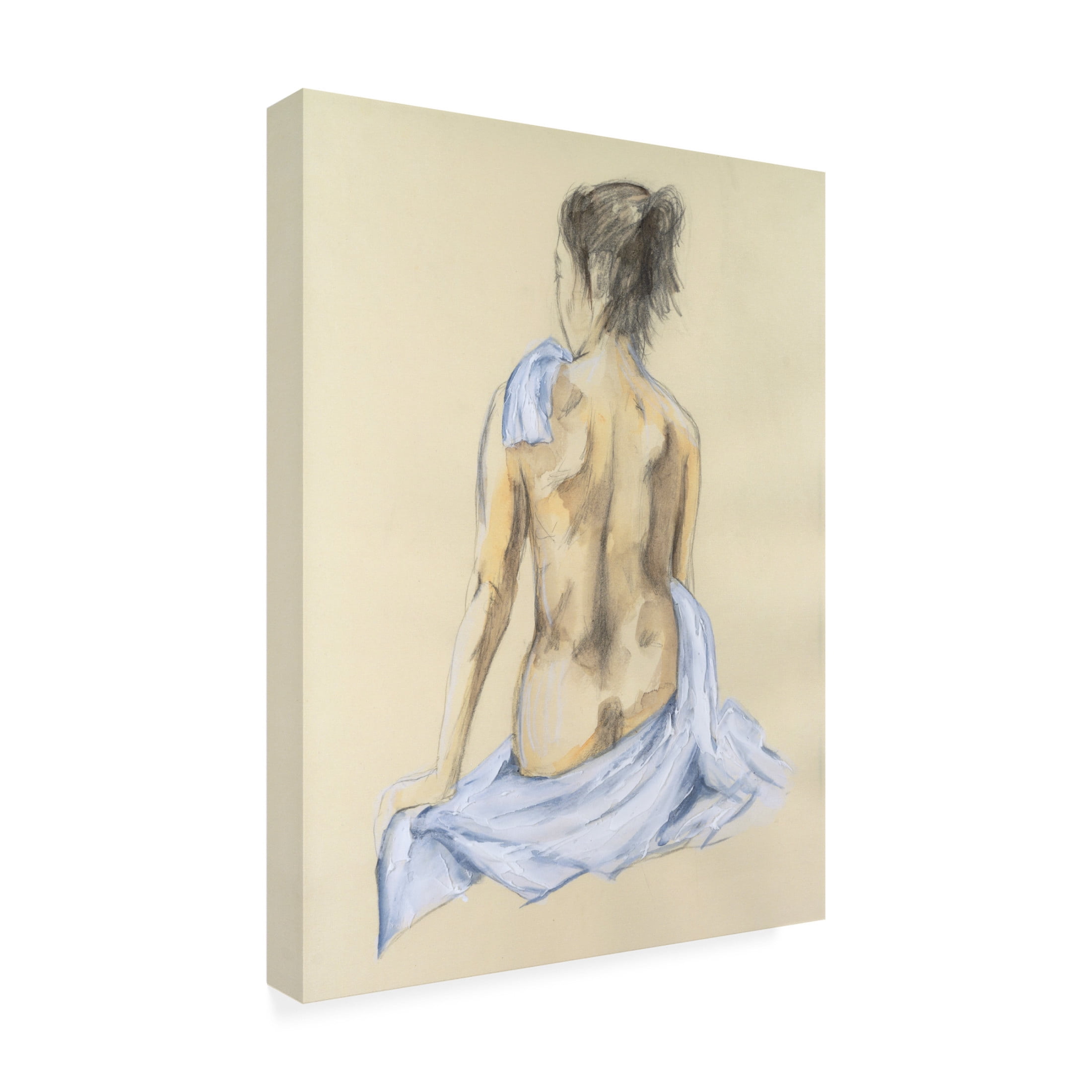 Trademark Fine Art Michael Willett  Draped Figures I Canvas Wall Art