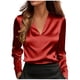 thumbnail image 1 of Camisetas de Manga Larga para las Mujeres de Moda Sólido Casual Suelto Cardigan Superior, Poliéster Suave Invierno Primavera Desgaste, 1 of 7