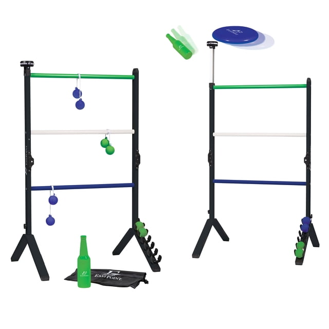 EastPoint Jeu de Combo Premium 2-en-1 Ladderball et Bouteille Smash