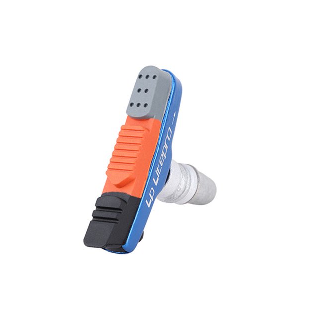 Soidarity Pastilla de freno para bicicleta Suministros para ciclismo livianos Diseño de drenaje Reducción de fricción delantera Parte de frenado Soporte Ciclismo Azul Soidarity OD024272-03