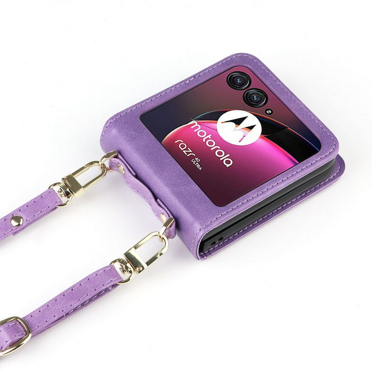 [EENK] / ☆ Phone Case with Leather Strap / Pastel Purple EVENT] Phone Case with Leather Strap Pastel Purple : EENK SHOP