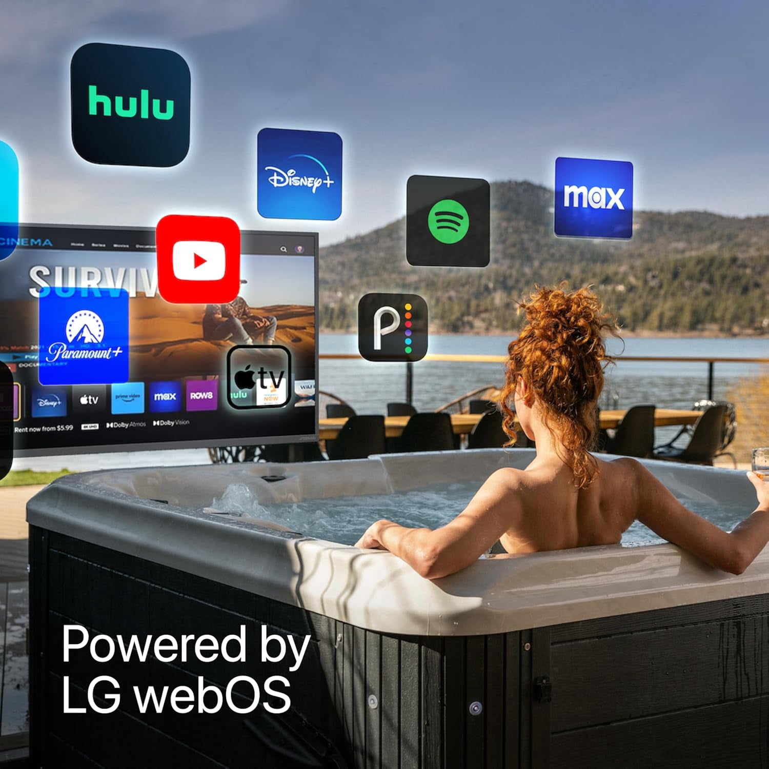 Sonagi Helios 65 Inch UHD 4K Full Sun Outdoor Weatherproof Smart TV