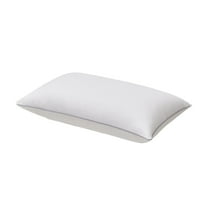 LACKUST 1pc Soft Pillows - Prewashed Cotton-Like Pillows with Breathable Cover, Down Filling for Back or Stomach Sleepers,White