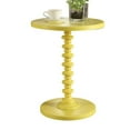 thumbnail image 1 of Bowery Hill Table d'Appoint Ronde Contemporaine en Bois Jaune, 1 of 2