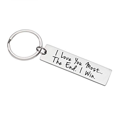 Husband Wife Keychain Gifts for Anniversary Birthday Wedding Gifts from Wifey Hubby Valentine Day Gifts for Girlfriend Boyfriend Couple Key Chain Gifts for Him Her