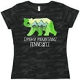 thumbnail image 3 of Inktastic Smoky Mountains, Tennessee- Mountains and Bear Shape Women's T-Shirt, 3 of 5
