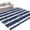 Blue, variant on Area Rugs 3'x5', Nautical Striped Carpet Runner Indoor Outdoor Rugs Home Decor Aesthetic, Summer Coastal Ocean Navy Blue White Non Slip Mats Washable Accent Rug for Living Room Bedroom