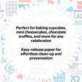 thumbnail image 3 of Great Value Cupcake Liners, Silver, 48 Count, 3 of 7
