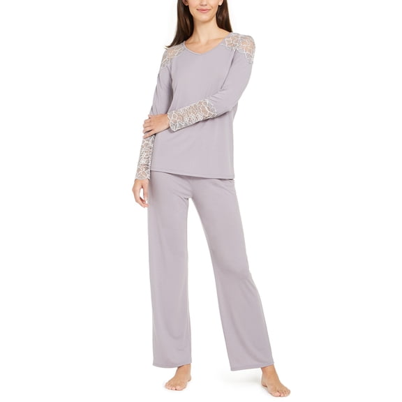 Charter Club Womens Lace-trim Pajama Set Size 2XL