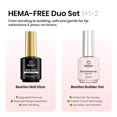 thumbnail image 2 of Set de gel Nail Glue & Builder Beetles, 15 ml, sin Hema, x2, 2 of 8