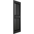 thumbnail image 3 of 14 3/4"W x 55"H EverColor Raised Panel Exterior Vinyl Shutters, w/Installation Shutter-Lok's & Matching Screws (Per Pair), Black, 3 of 9