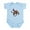 Sky Blue, variant on CafePress - Cowboy 2 Infant Bodysuit - Baby Light Bodysuit, Size Newborn - 24 Months